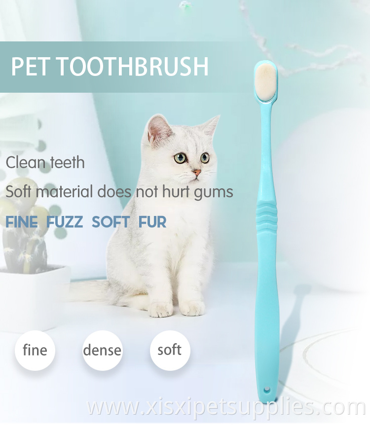 Wholesale New Arrival Soft Brushing Pet Dog Toothbrush